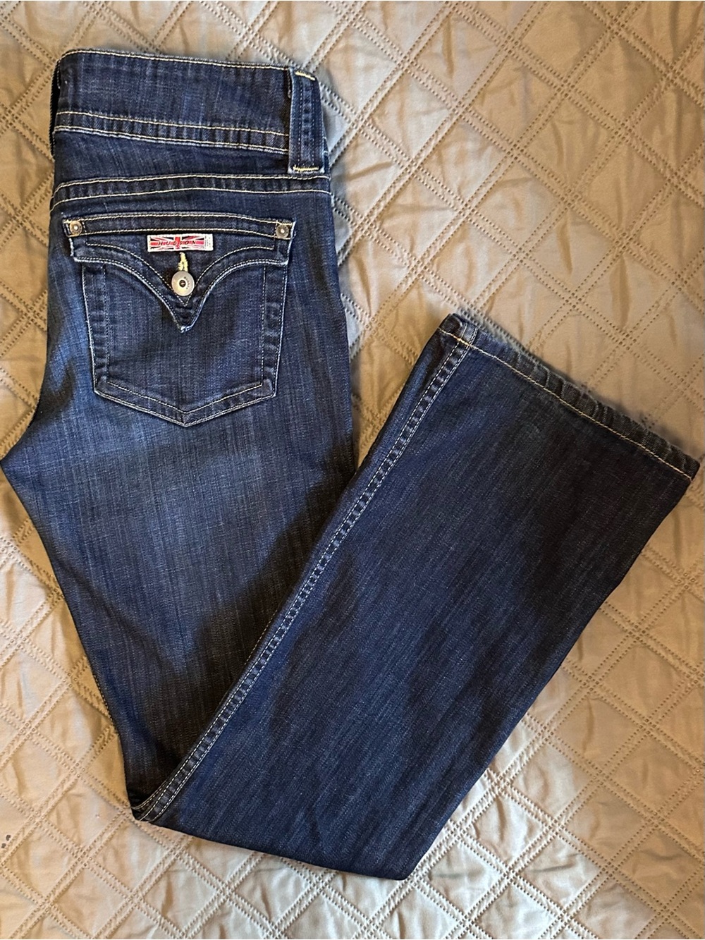 EUC~ Hudson Jeans Women's Dark Blue Bootcut with Signature Pocket